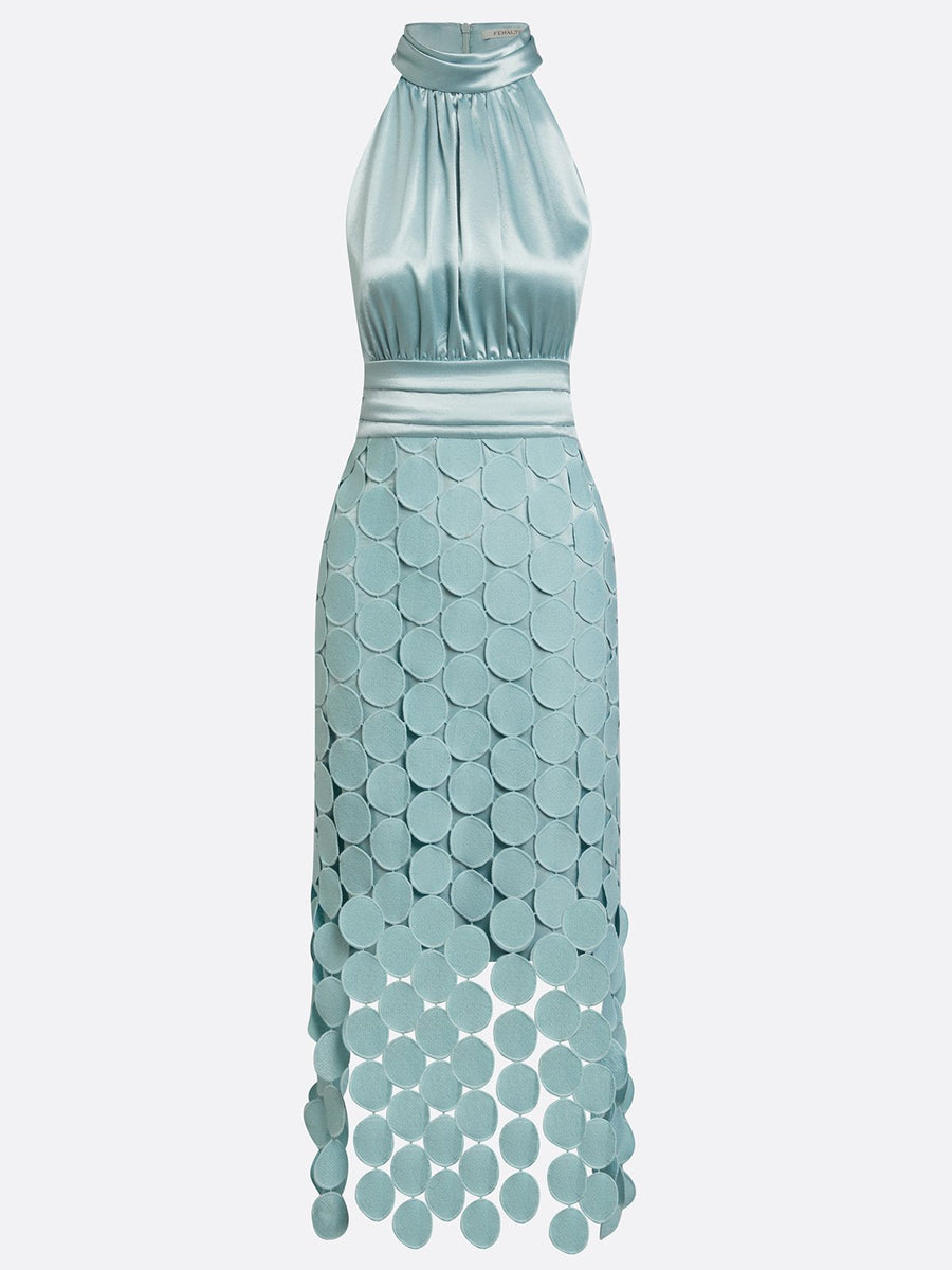 Agatha - Halter Neck Midi Dress