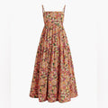 J. Crew Dress J. Crew Tiered Floral Midi Dress With Tie Back Color: