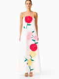 Elliatt Dress Elliatt Buttercup Embroidered White Maxi Dress Color: