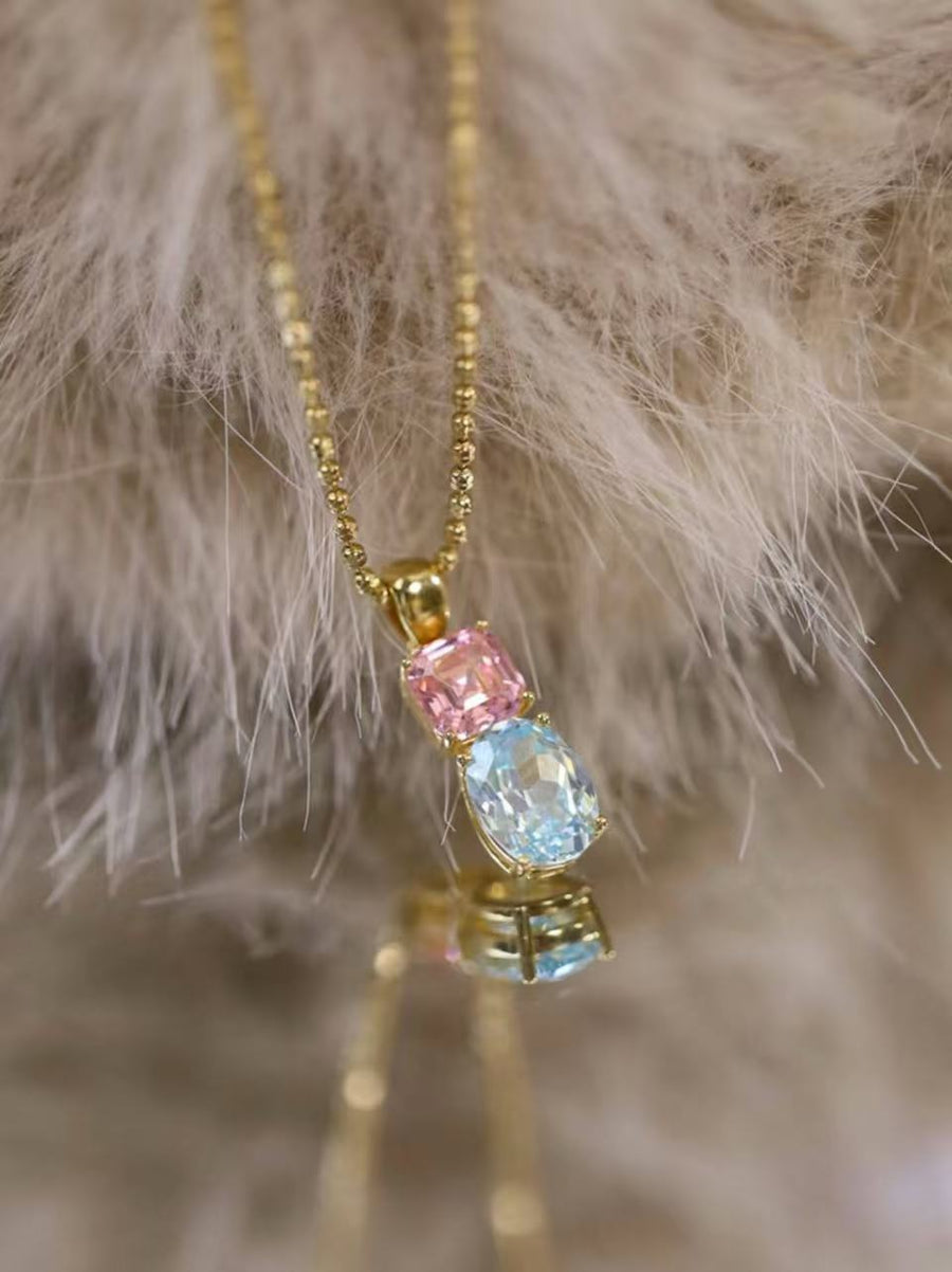 Blue&Pink Necklace