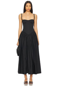 Tularosa Emma Midi Dress In Black From .com