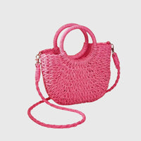 Amaya | Summer Shoulder Bag Hot pink