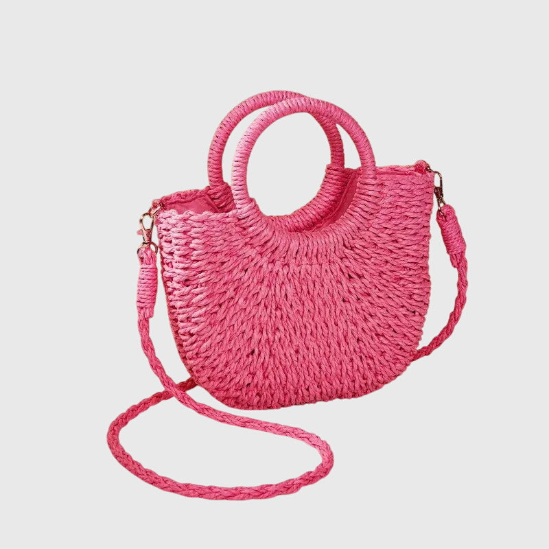 Amaya | Summer Shoulder Bag Hot pink
