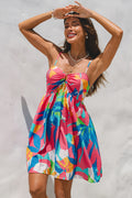 Good Energy Only Abstract Mini Dress