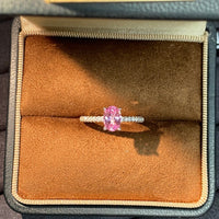 Pink Diamond Ring
