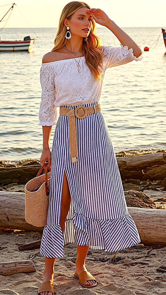 How To Style A Poplin Maxi Dress Cozy Neutral Tones & Textures