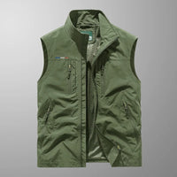 Vincent - Multi-Pocket Breathable Outdoor Cargo Gilet