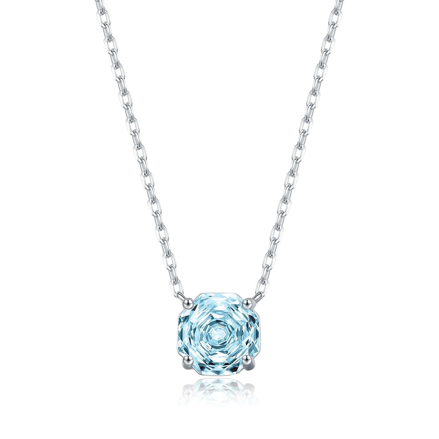 Rose-Cut Blue D Necklace