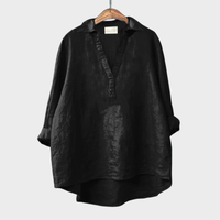 Galatea - Elegant Linen Summer Blouse