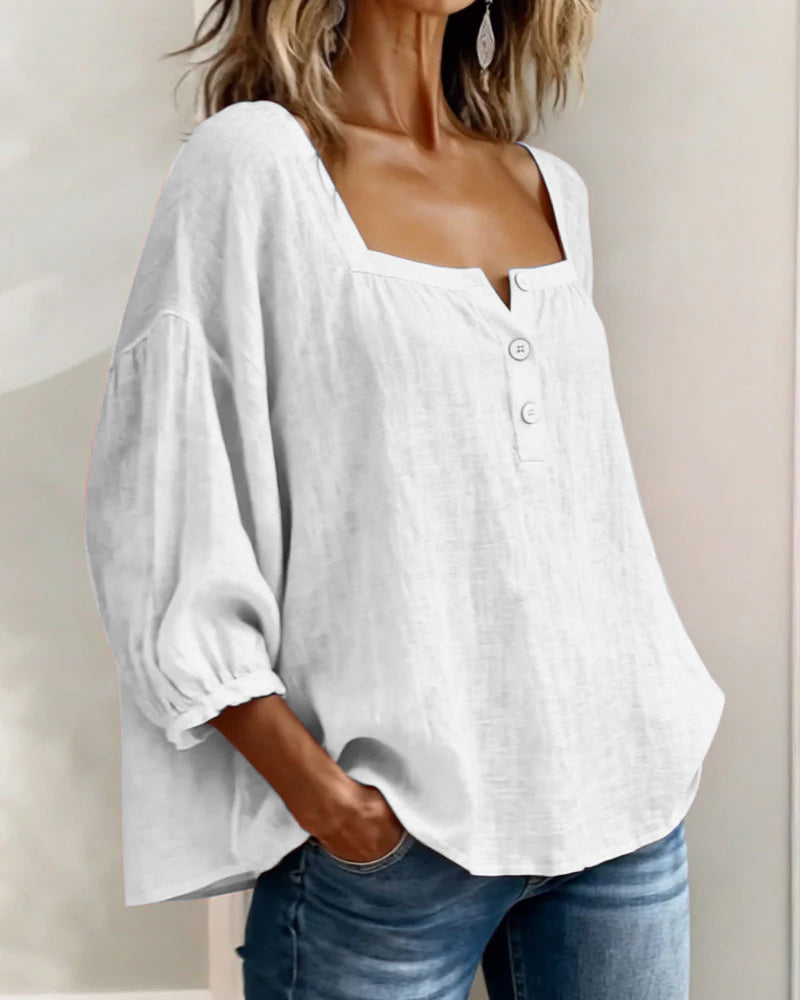 Rue – Lightweight Linen Cotton Blouse