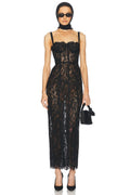 The Lace Column Dress