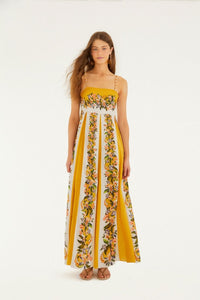 Sand Hilo Stripes Maxi Dress Hilo Stripes Sand