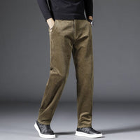Jacob | Medium Waist Corduroy. Brown