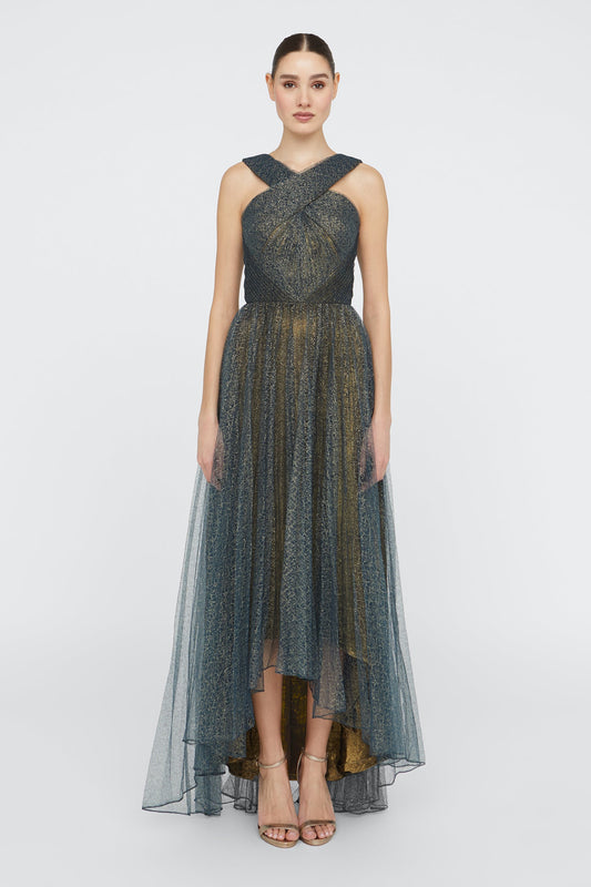 Linda Halter Neck Gown