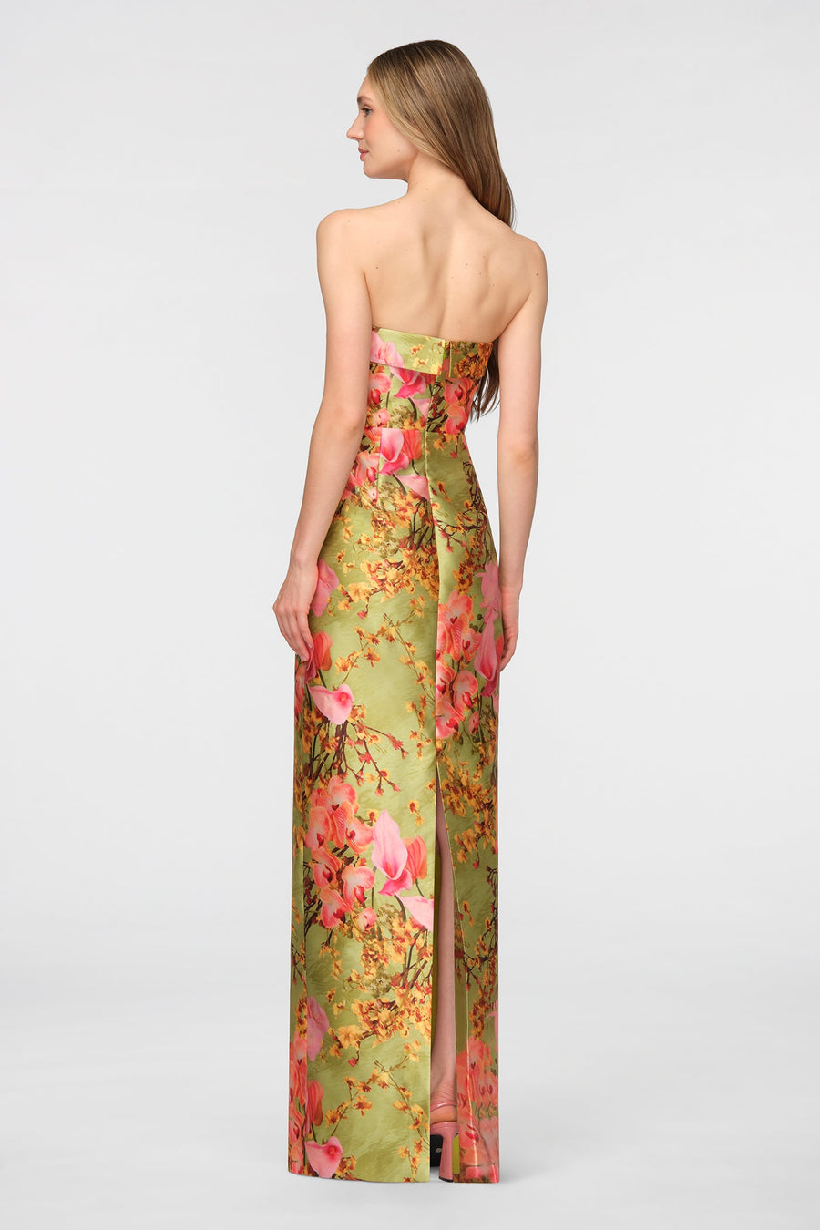 Cleo Strapless Column Gown