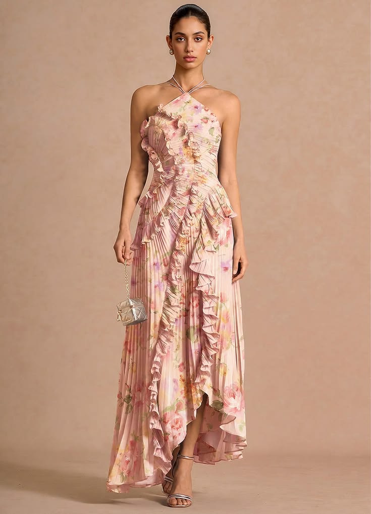 Hatsu Bouquet Floral Maxi Dress