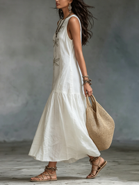 Myla - Sleeveless Dragonfly Dress