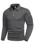 Gabriel – Textured Polo Shirt with Breathable Warm Fabric