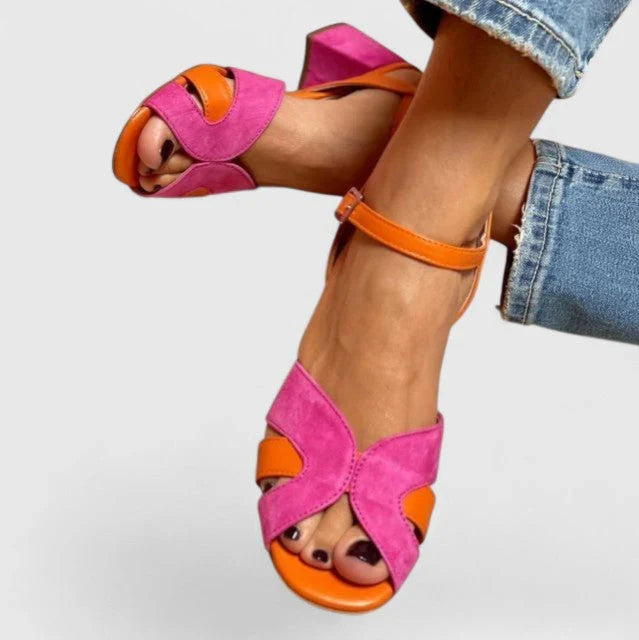 Dahliana – Orthopedic Heels with Elegant T-Strap