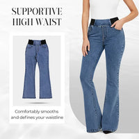 Eliana – High Waist Stretch Flare Jeans for Everyday Wear