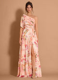 Liliana Abstract Bouquet Floral Maxi Dress
