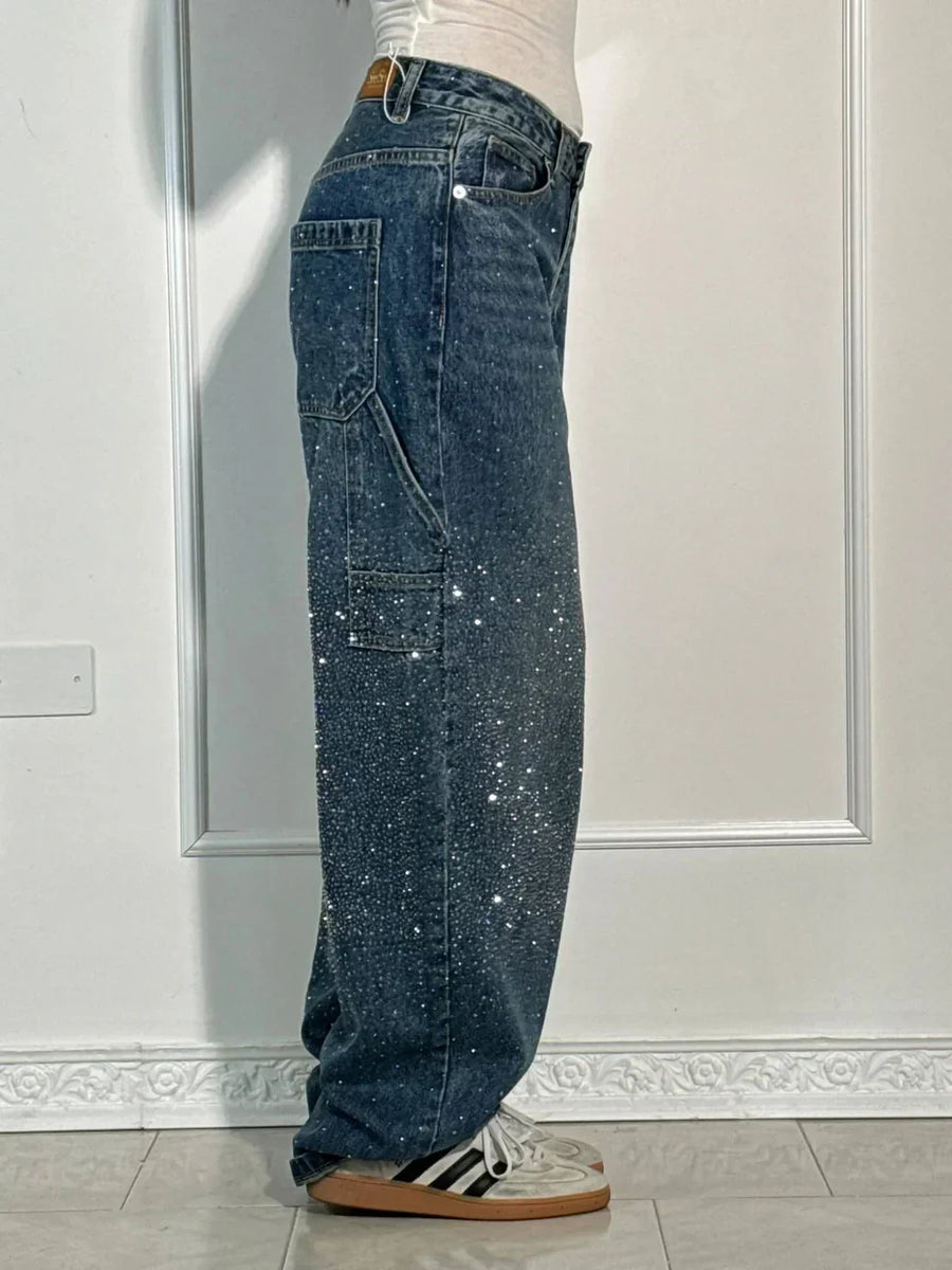 Katherine – Women’s Denim Balloon Trousers for Effortless Confidence