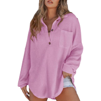 Elysia – Casual Lightweight V-neck Tunic Blouse