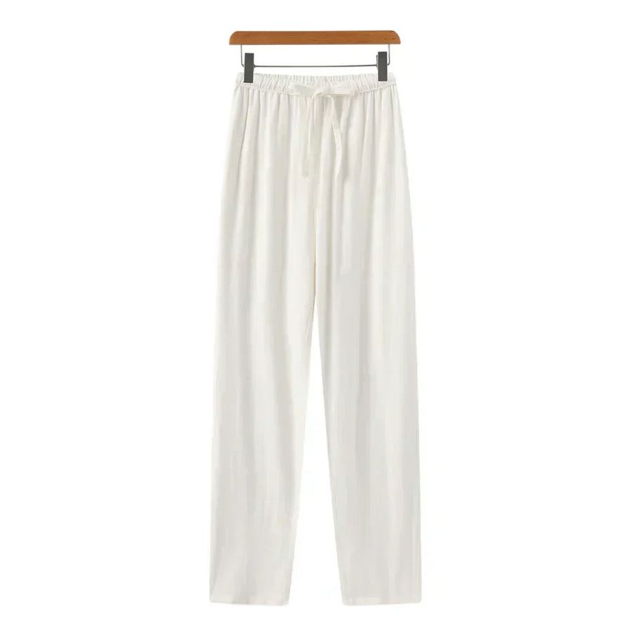 Ronald | Marrakech - Linen Pants White