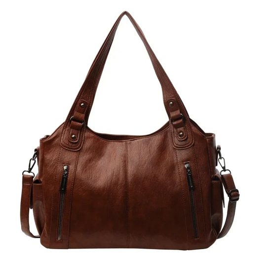 GINA | SHOULDER BAG cognac