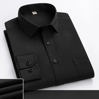 Axel | Elegant Office Shirt Black