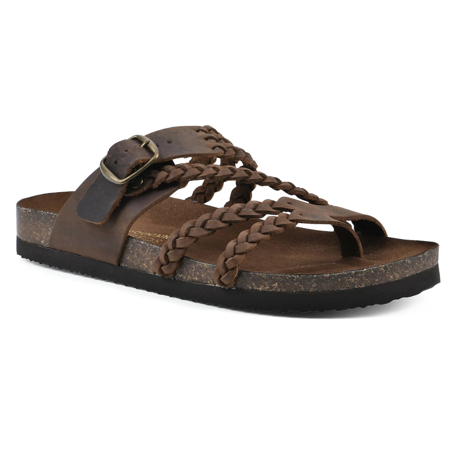 Zosia - Woven Cork Sandals with Orthopaedic Support