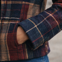 Penelope - Plaid Mid-Season Coat