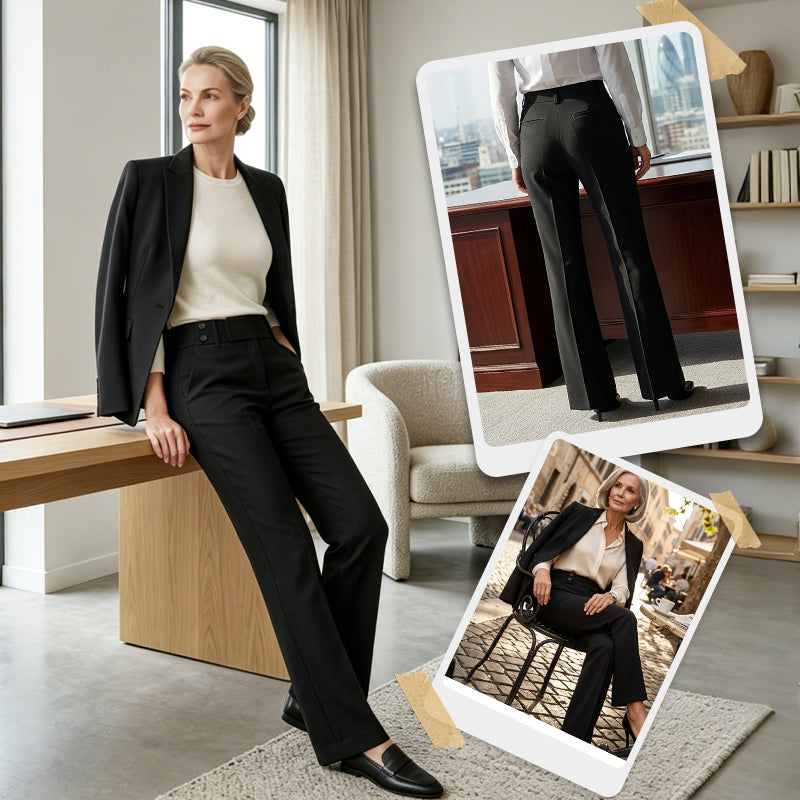 Avery – Elegant Flared Trousers