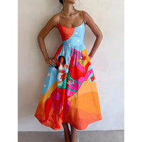 Francesca - Sunset Muse Midi Dress