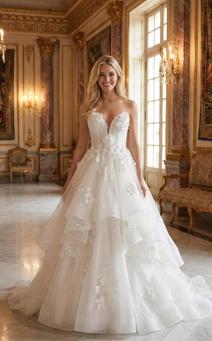 Elegant Satin Wedding Dress, Off The Shoulder Tulle Sleeves A Line