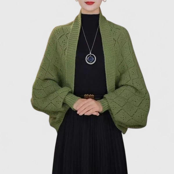 Elyzianne | Elegant Cardigan Green