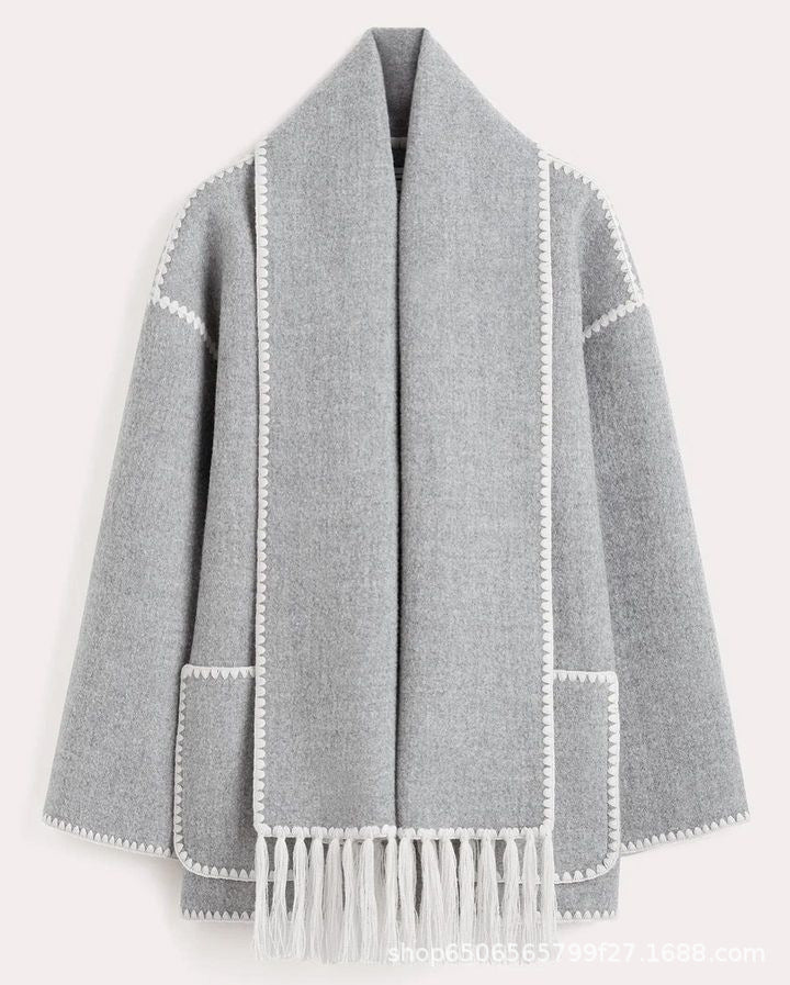 Alice Coat With Scarf