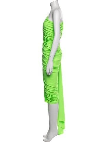 Norma Kamali One Shoulder Midi Length Dress W Tags