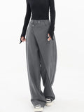 Arleth Wide-Leg Structured Trousers