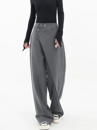 Arleth Wide-Leg Structured Trousers