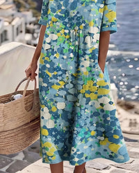 Vivia – Printed Loose-Fit Dress