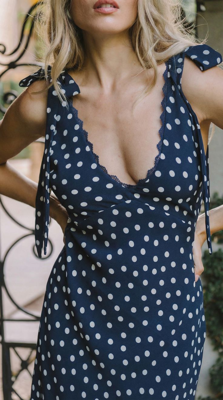 Polka Dot Midi Dress