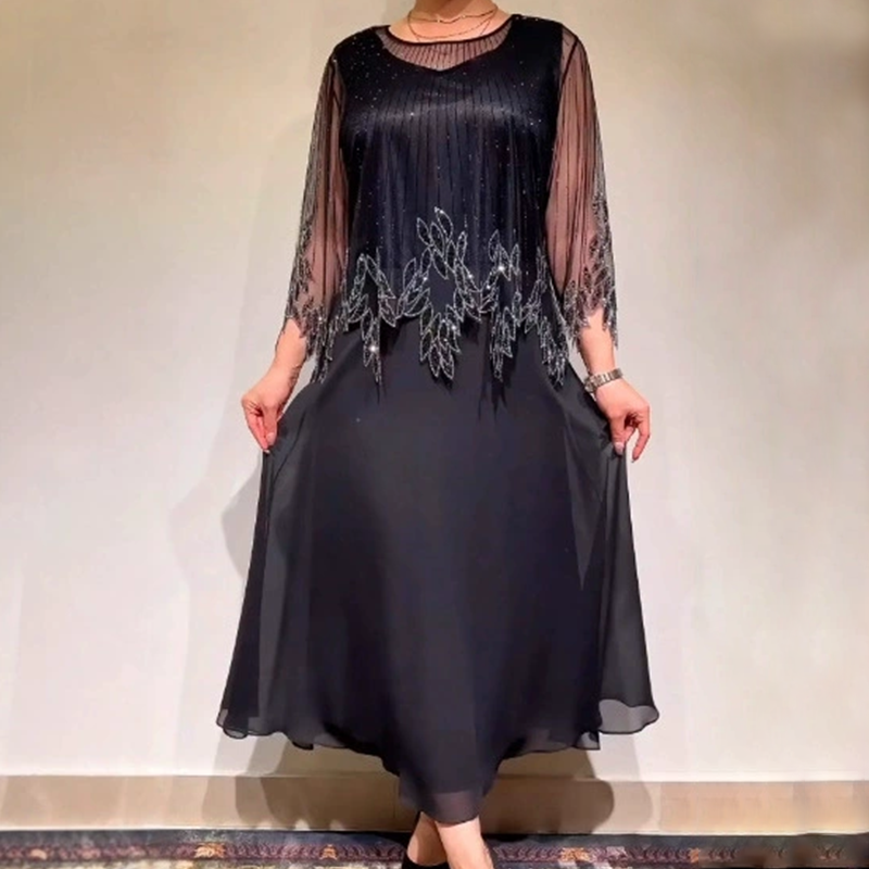 Emmeline – Graceful Midi Dress with Detail