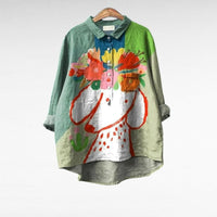 Fenna - Elegant Linen Summer Blouse