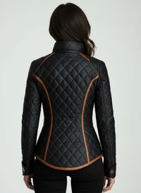 Bethany - Diamond-Quilted Padded Jacket