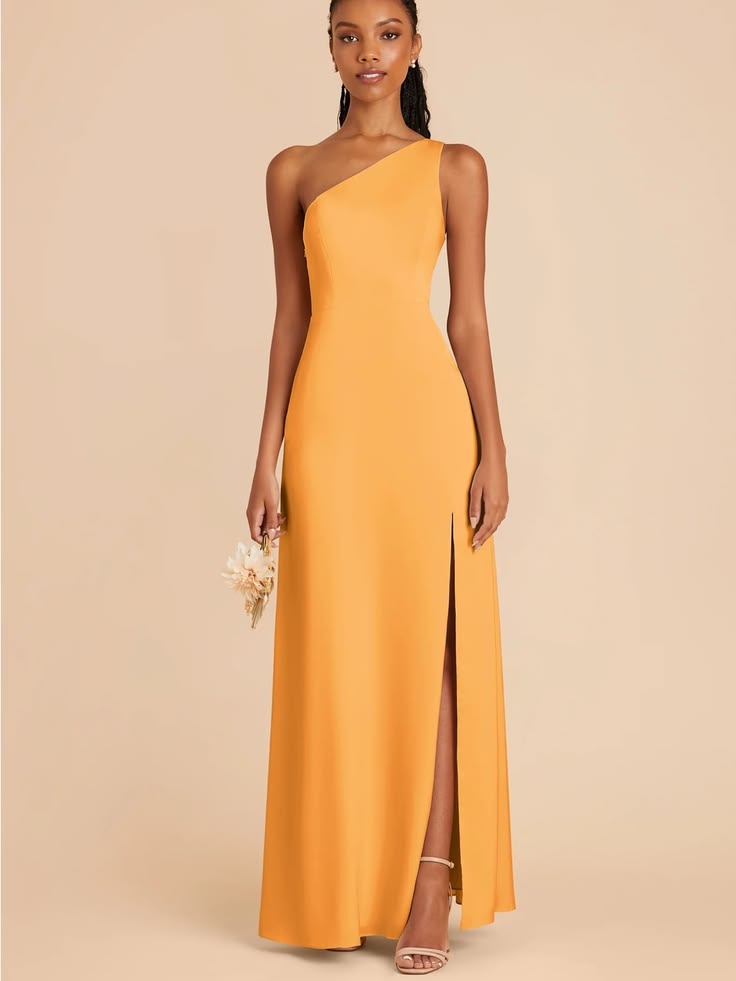 Dress Kira Dress In Matte Satin Color: Yellow Size: S