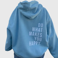 Lucy - Oversized Bliss Hoodie Blue