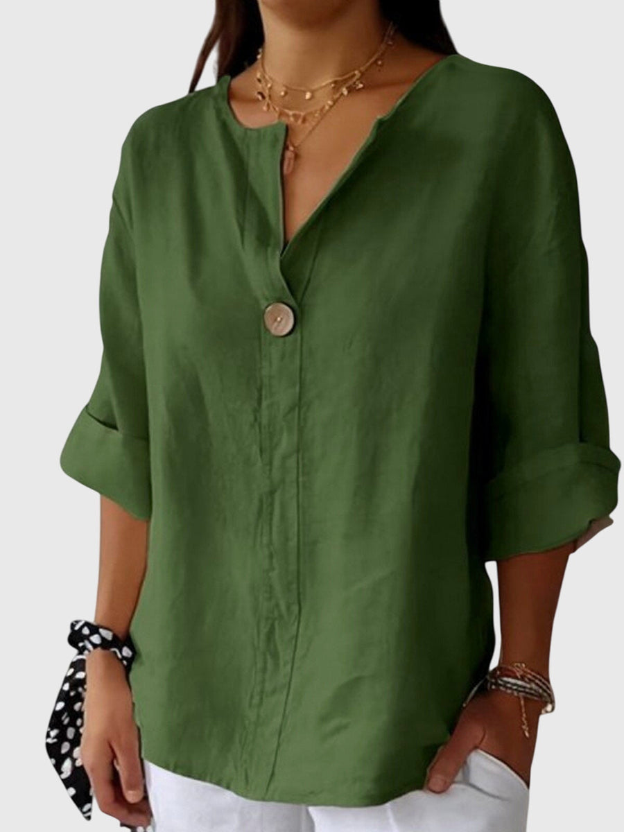 Gemma | Chic Comfort Blouse Green