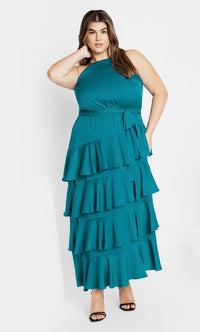Joelle Maxi Dress Aqua