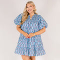 Something Good Dress, Blue Floral
